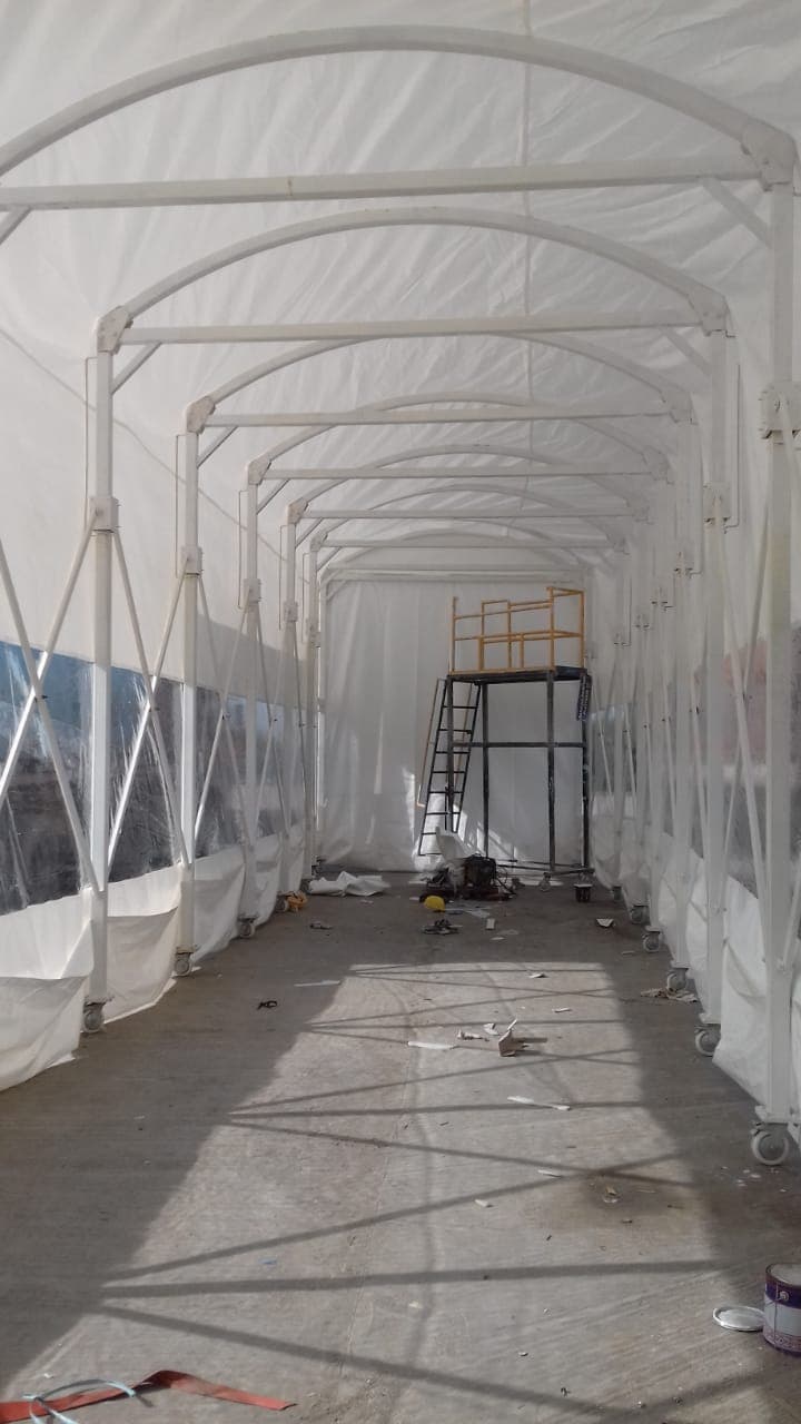 PVC enclosure interior structure