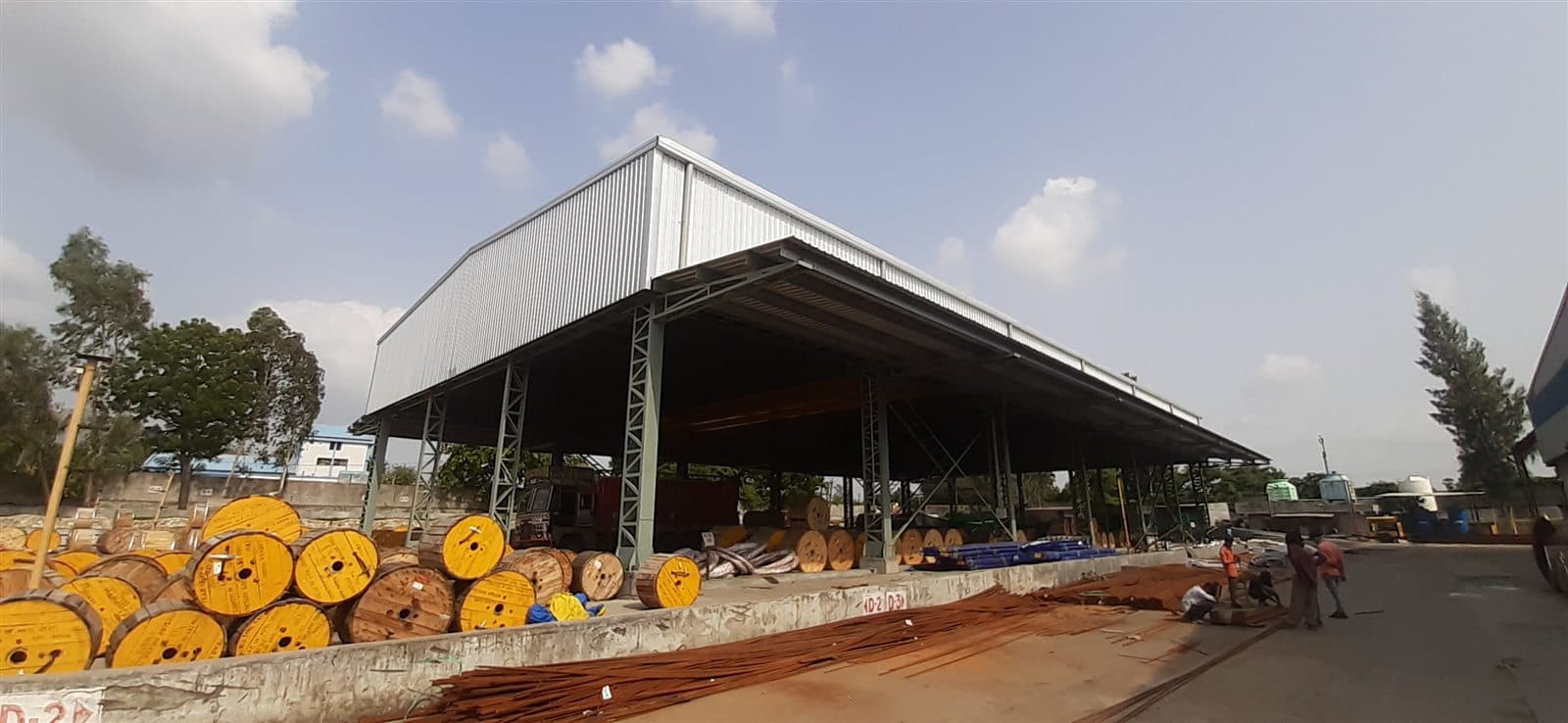 Large Industrial Shed Front