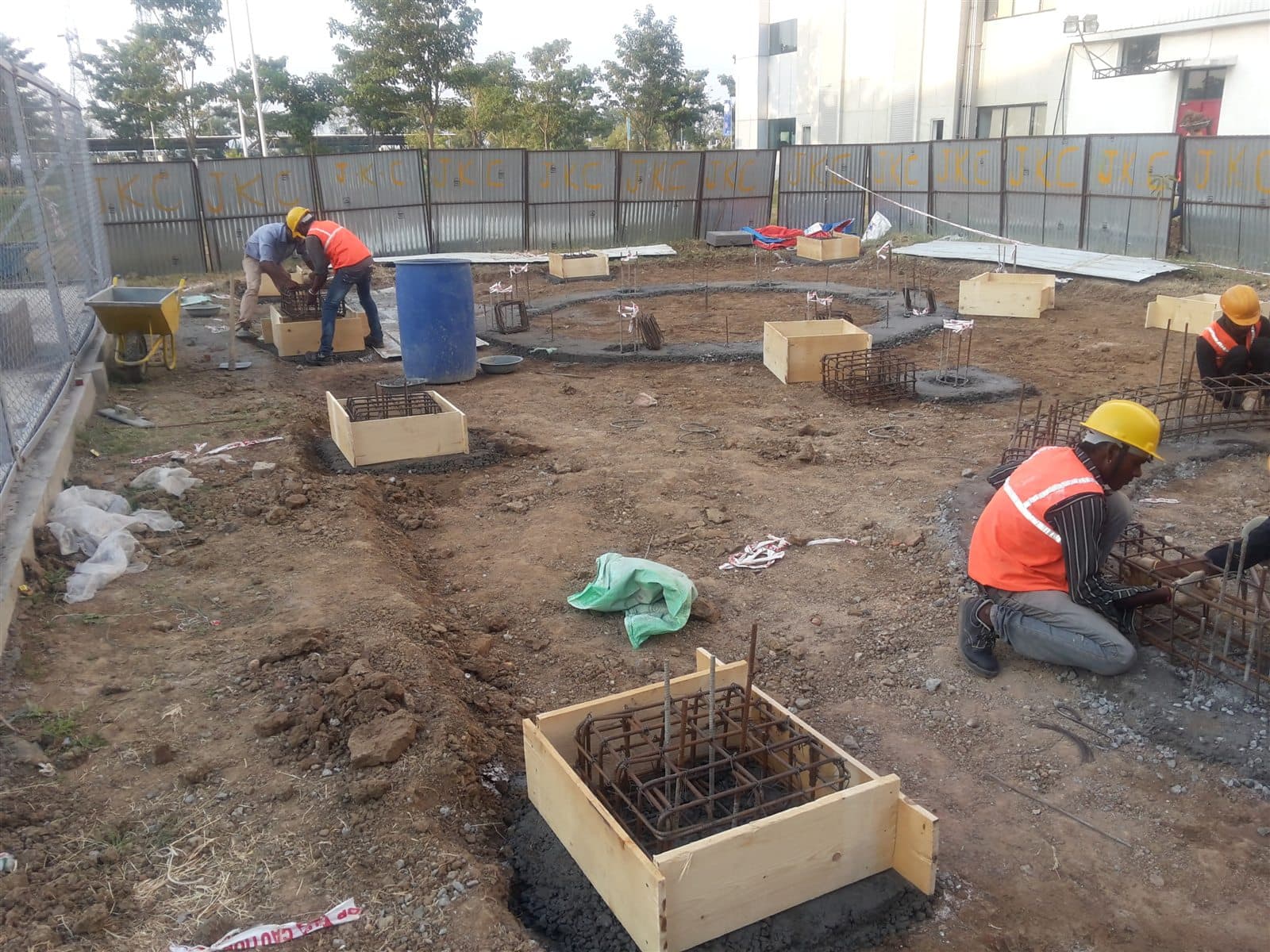 Machine Foundation Rebar Work