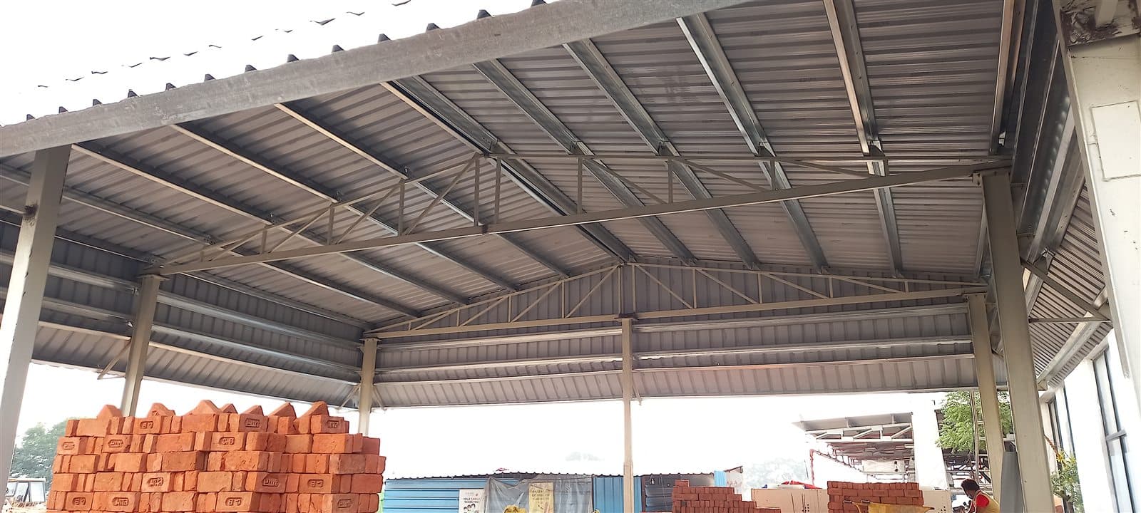Shed Roof Structure Inside